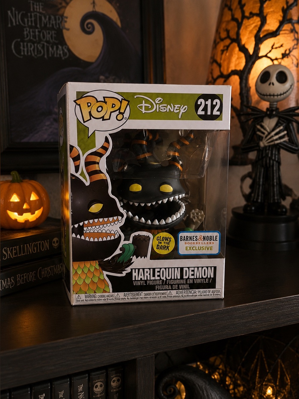 Funko Pop Disney Harlequin Demon #212  Nightmare Before Christmas B&N Exclusive